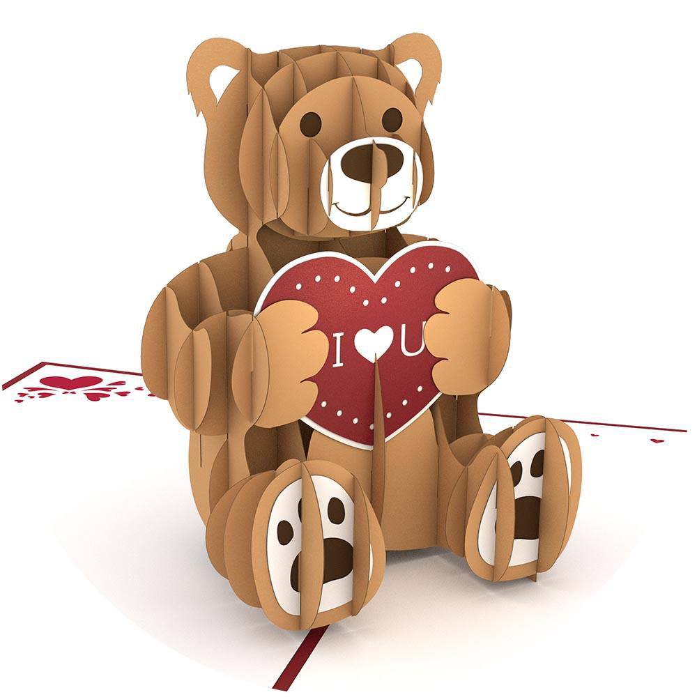 Love Bear Popup Card