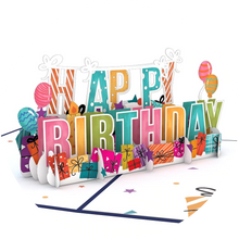 Load image into Gallery viewer, Happy Birthday Popup Card
