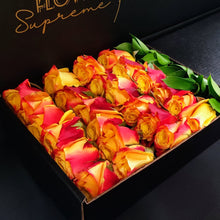 Load image into Gallery viewer, Hybrid Tea Roses - Yellow & OrangeRed Border