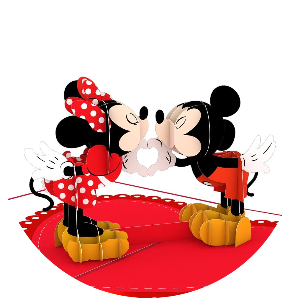 Mickey & Minnie - From My Heart to Yours Popup Card